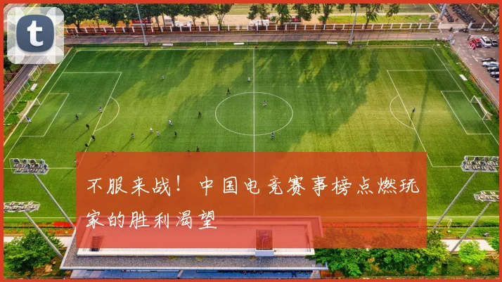不服来战!中国电竞赛事榜点燃玩家的胜利渴望